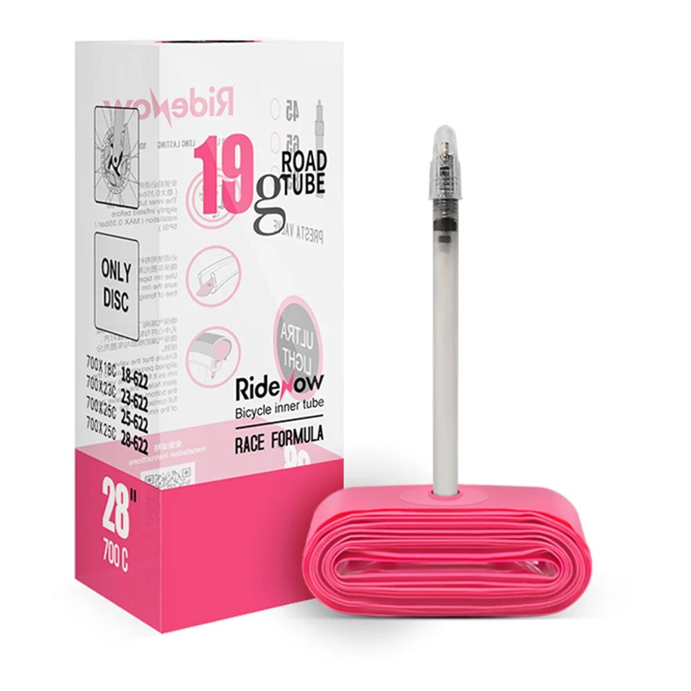 Bild von Ridenow Tpu Ultra Light Presta 85 Mm Inner Tube Rosa 700C / 18-28