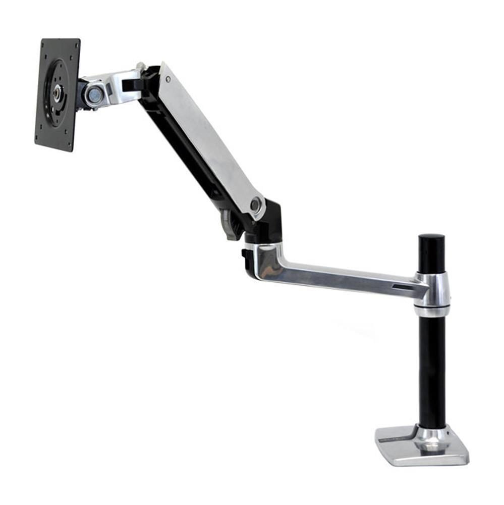 Bild von ERGOTRON LX Monitor Arm mit hoher Säule in Aluminium - Monitor Tischhalterung mit patentierter CF-Technologie für Bildschirme bis 86,40cm (34) , 3,2 bis 11,3 kg, VESA Standard