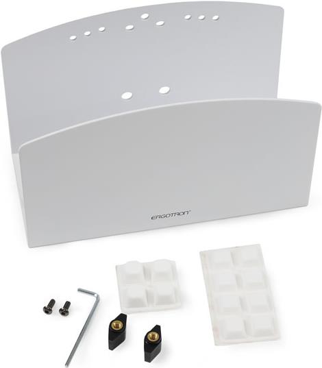 Bild von Ergotron CPU-Halter klein - Montagekomponente (CPU-Halter, Puffer) - Stahl - weiß - für P/N: SV42-8302-2 (80-063-216)