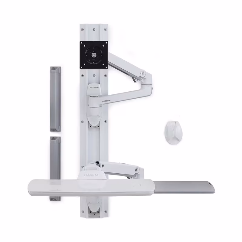 Bild von Ergotron LX Wall Mount System - Befestigungskit (Wandarm, Maushalterung, Tastaturarm, Han (Diverse), TV Zubehör, Weiss