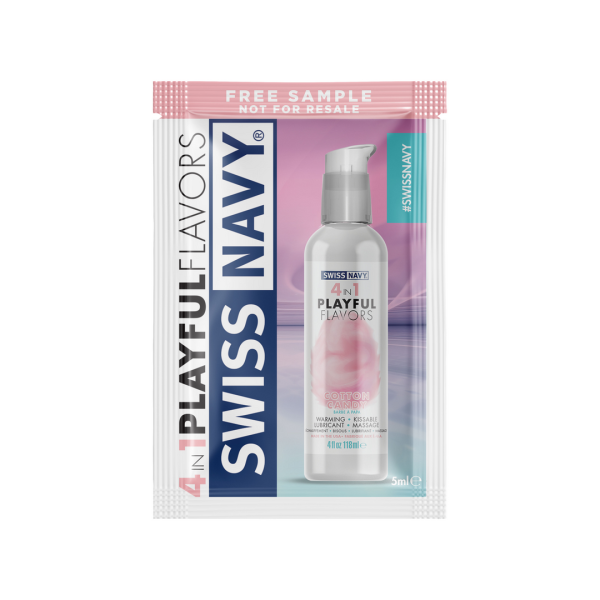 Bild von 4 in 1 Lubricant with Cotton Candy Flavor - 0.18 fl oz / 5 ml
