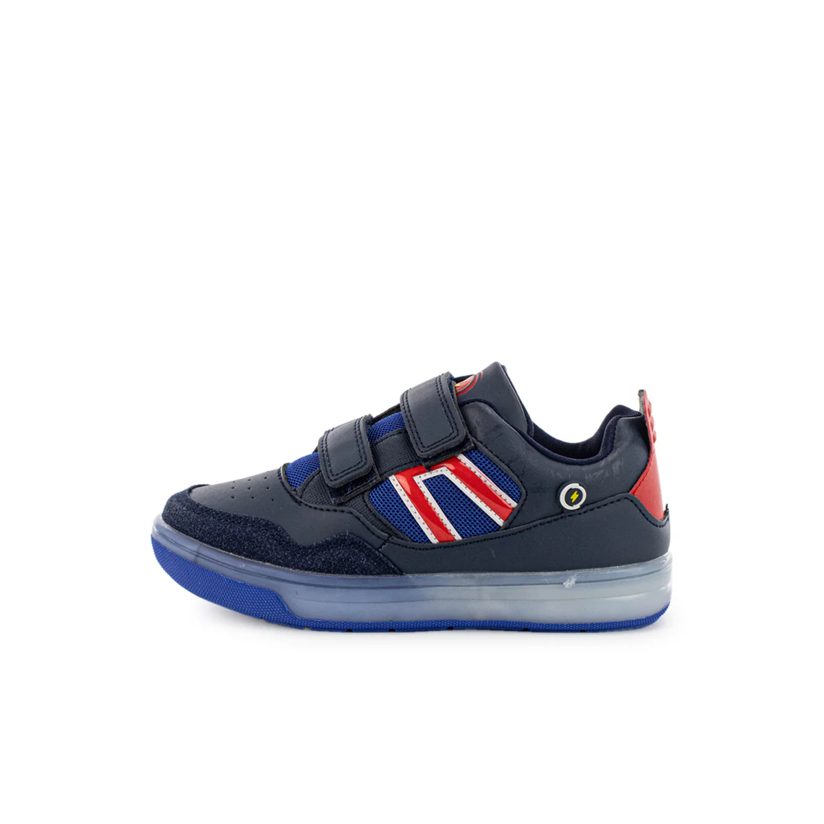 Bild von BREEZY LIGHT Breezy Sneaker 2196090 LED Leuchtsohle Schuhe Atumgsaktiv Sneaker atmungsaktive Material, LED Leuchtsohle, mit Klettverschluss