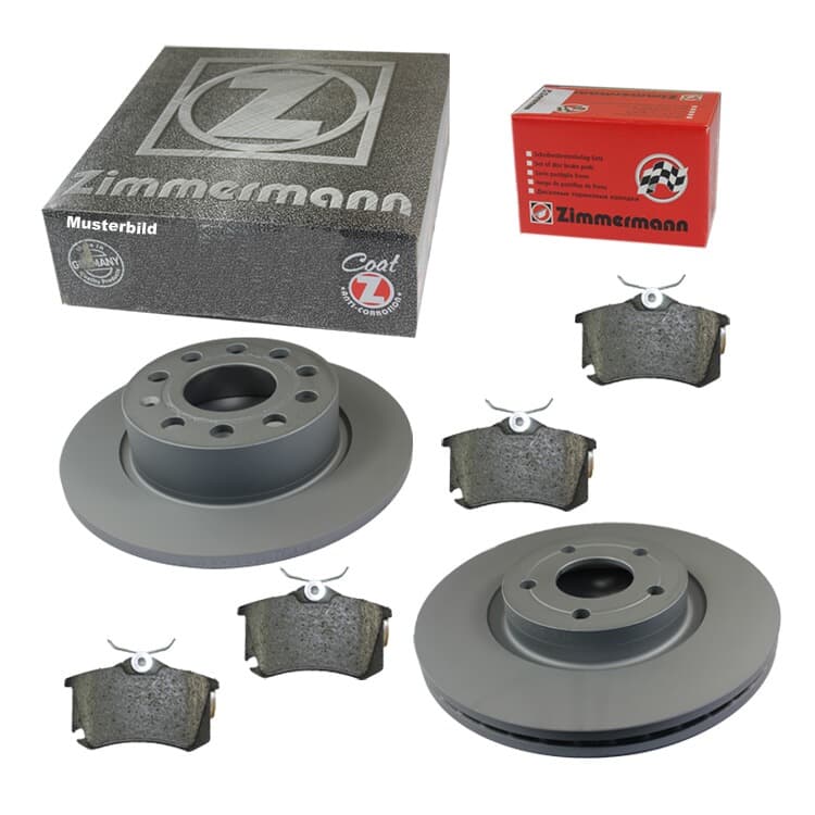 Bild von Zimmermann Bremsscheiben + Bremsbel?ge hinten Mercedes GLK X204 300mm