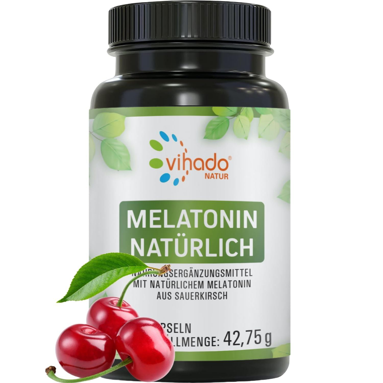 Bild von Vihado Natürliches Melatonin Schlaf Kapseln