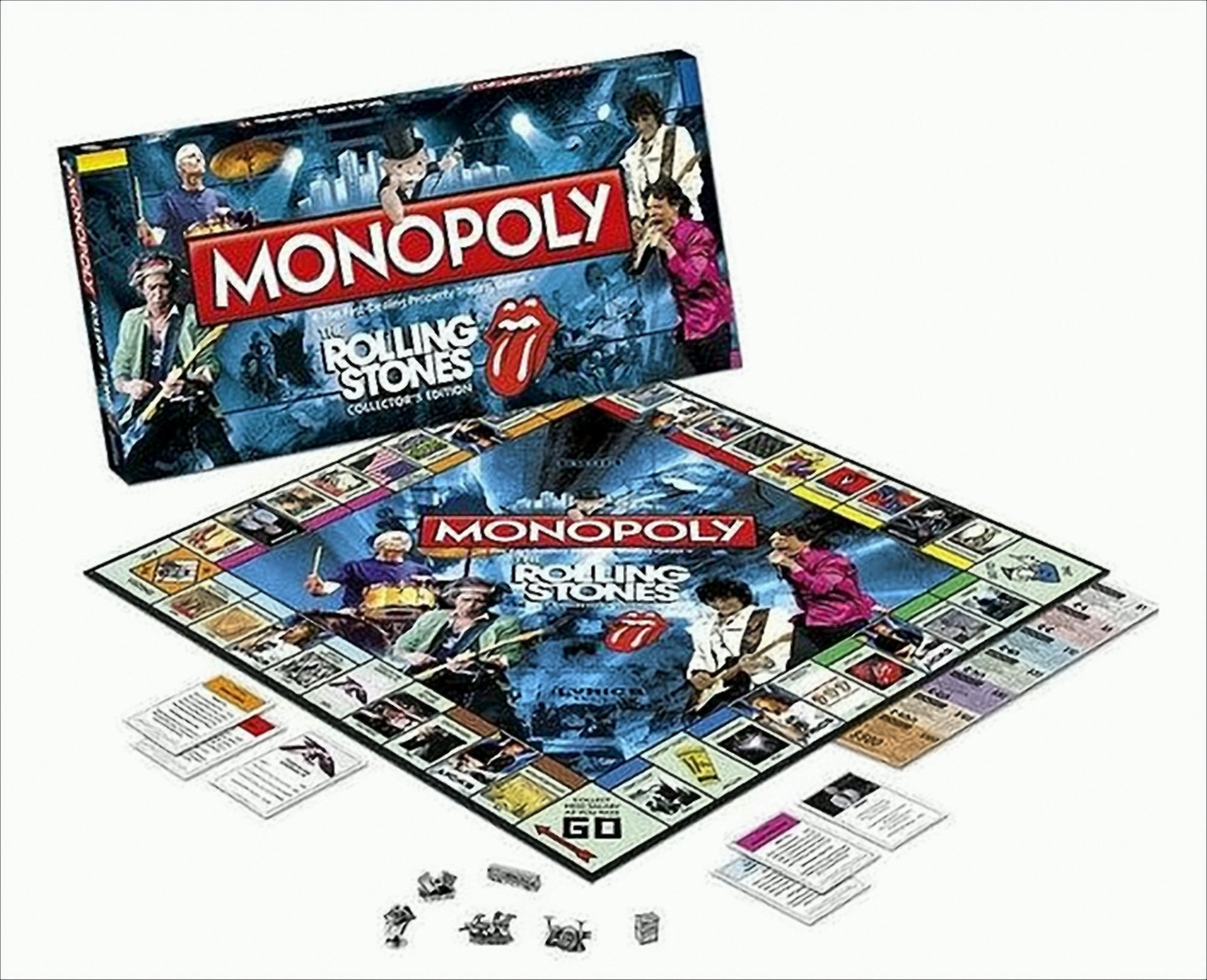 Bild von Spiel Monopoly - Rolling Stones Collectors Edition USA, Monopoly - Rolling Stones Collectors Edition USA
