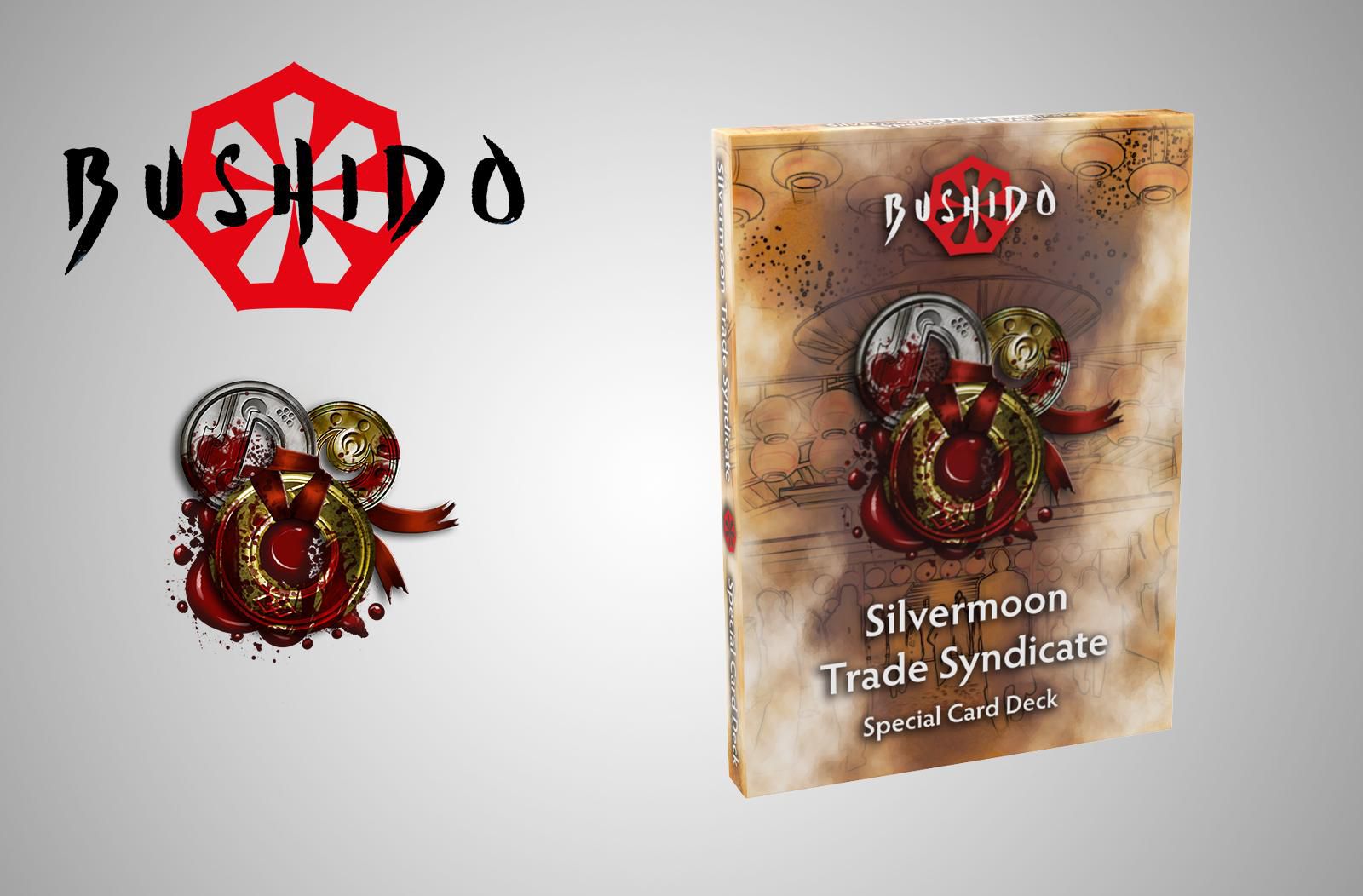 Bild von GCT Bushido Silvermoon Syndicate Special Card Deck Risen Sun Tabletop Miniatur