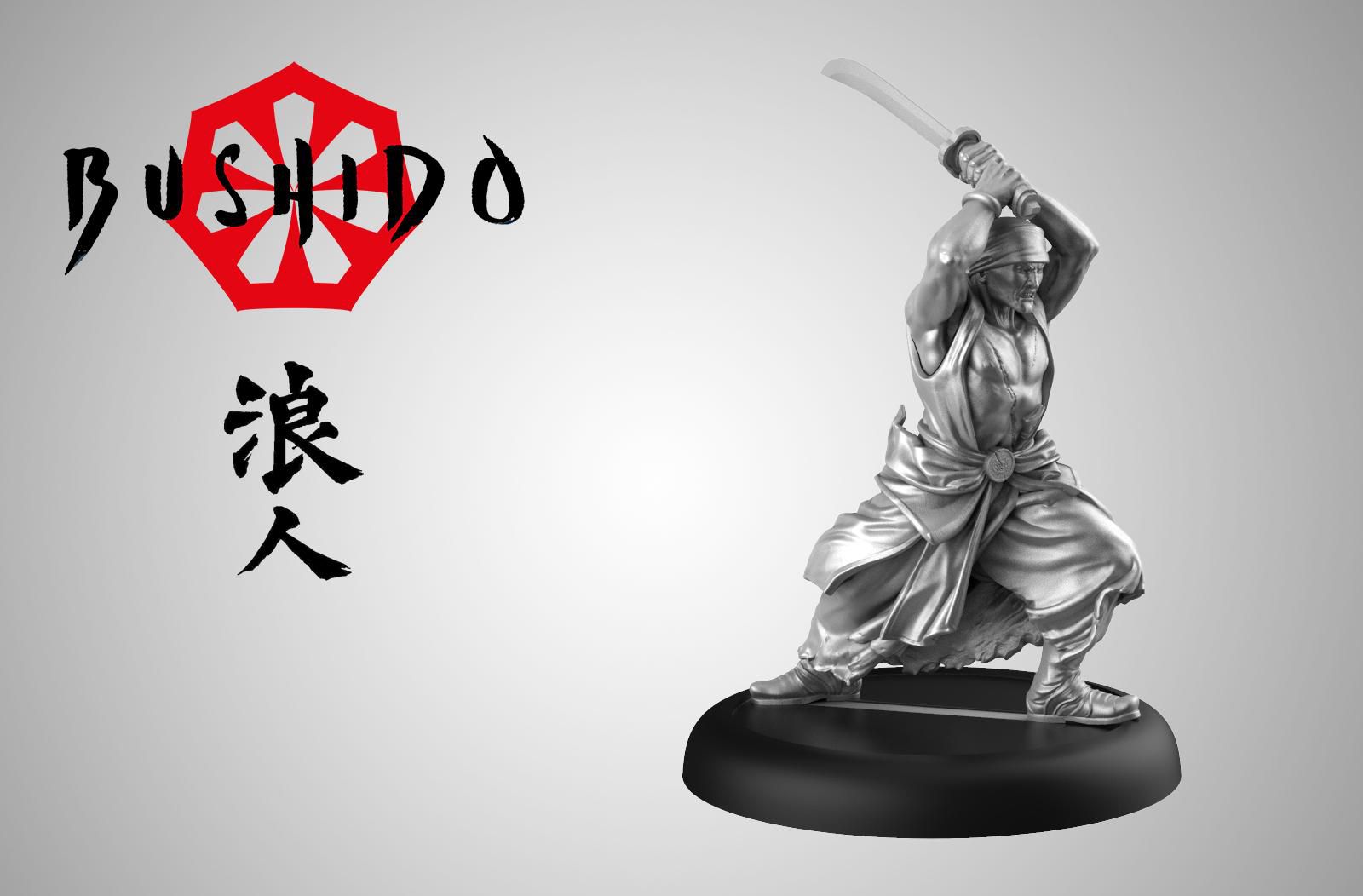 Bild von GCT Bushido Atsunobu Tabletop Miniatur Ronin Kami Risen Sun