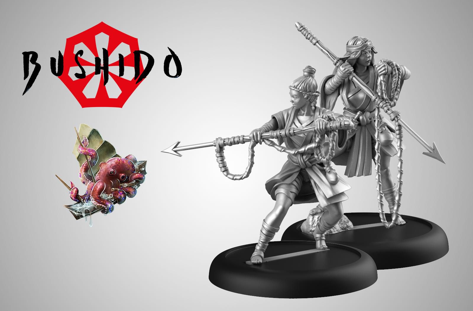 Bild von GCT Bushido Whale Hunter Tabletop Jung Pirates Samurai Risen Sun GCTBJP028