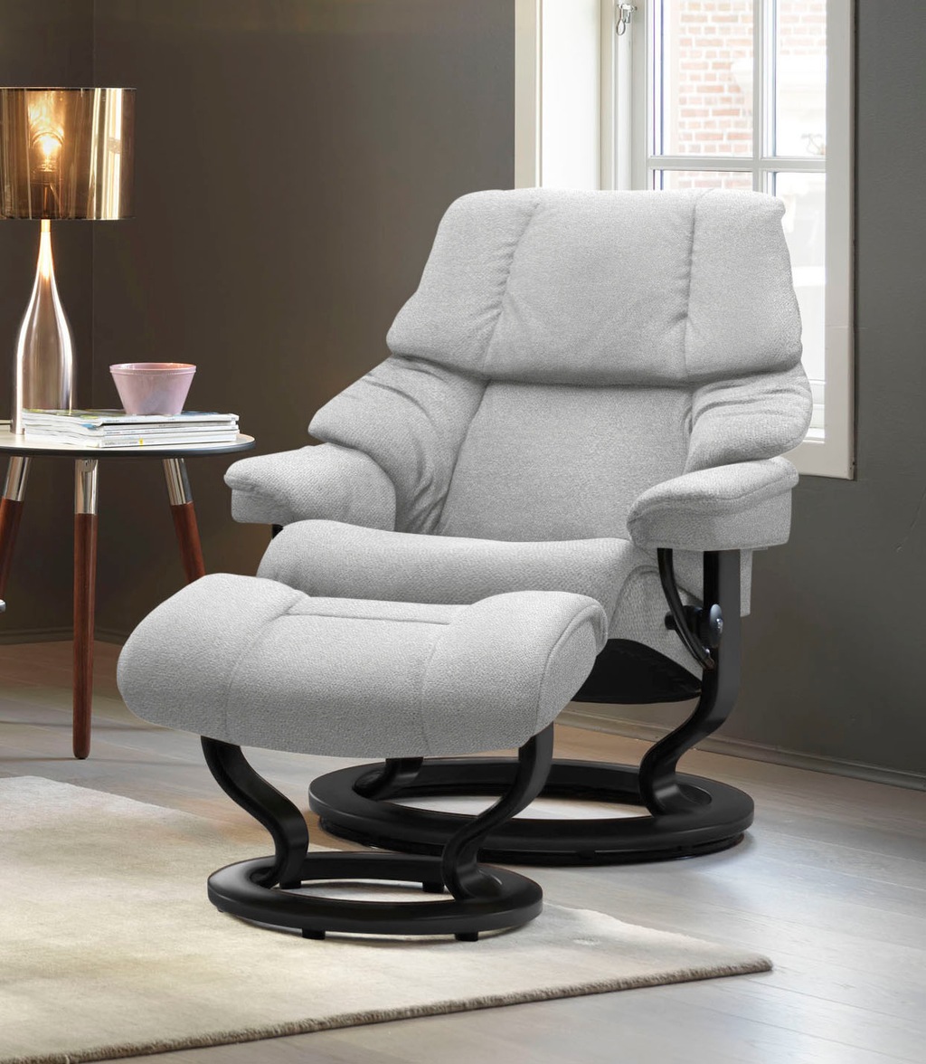Bild von Stressless® Relaxsessel »Reno«, mit Classic Base, Größe S, M & L, Gestell Schwarz