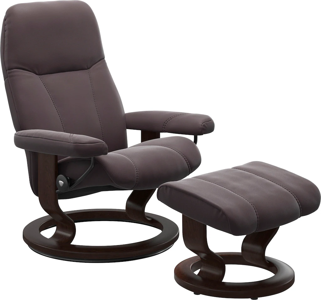 Bild von Stressless® Relaxsessel »Consul«, mit Classic Base, Größe M, Gestell Braun