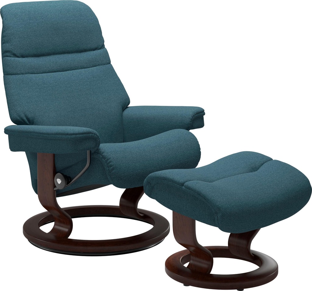 Bild von Stressless® Fußhocker »Sunrise«, mit Classic Base, Gestell Braun