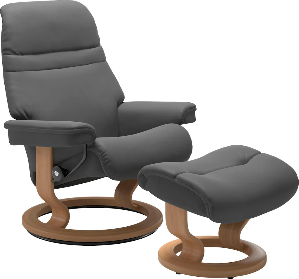 Bild von Stressless® Fußhocker »Sunrise«, mit Classic Base, Gestell Eiche