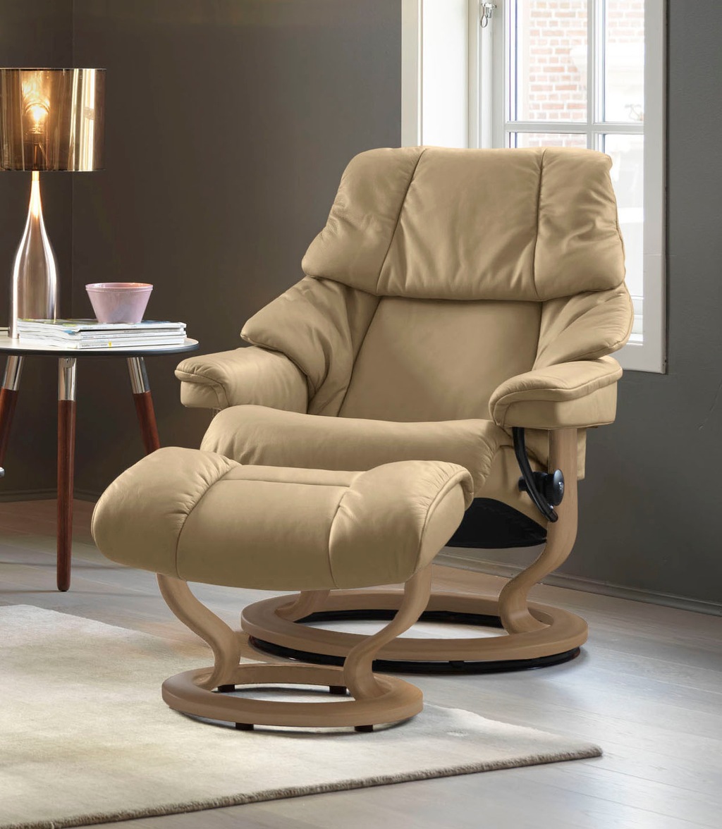 Bild von Stressless® Relaxsessel »Reno«, mit Classic Base, Größe S, M & L, Gestell Eiche