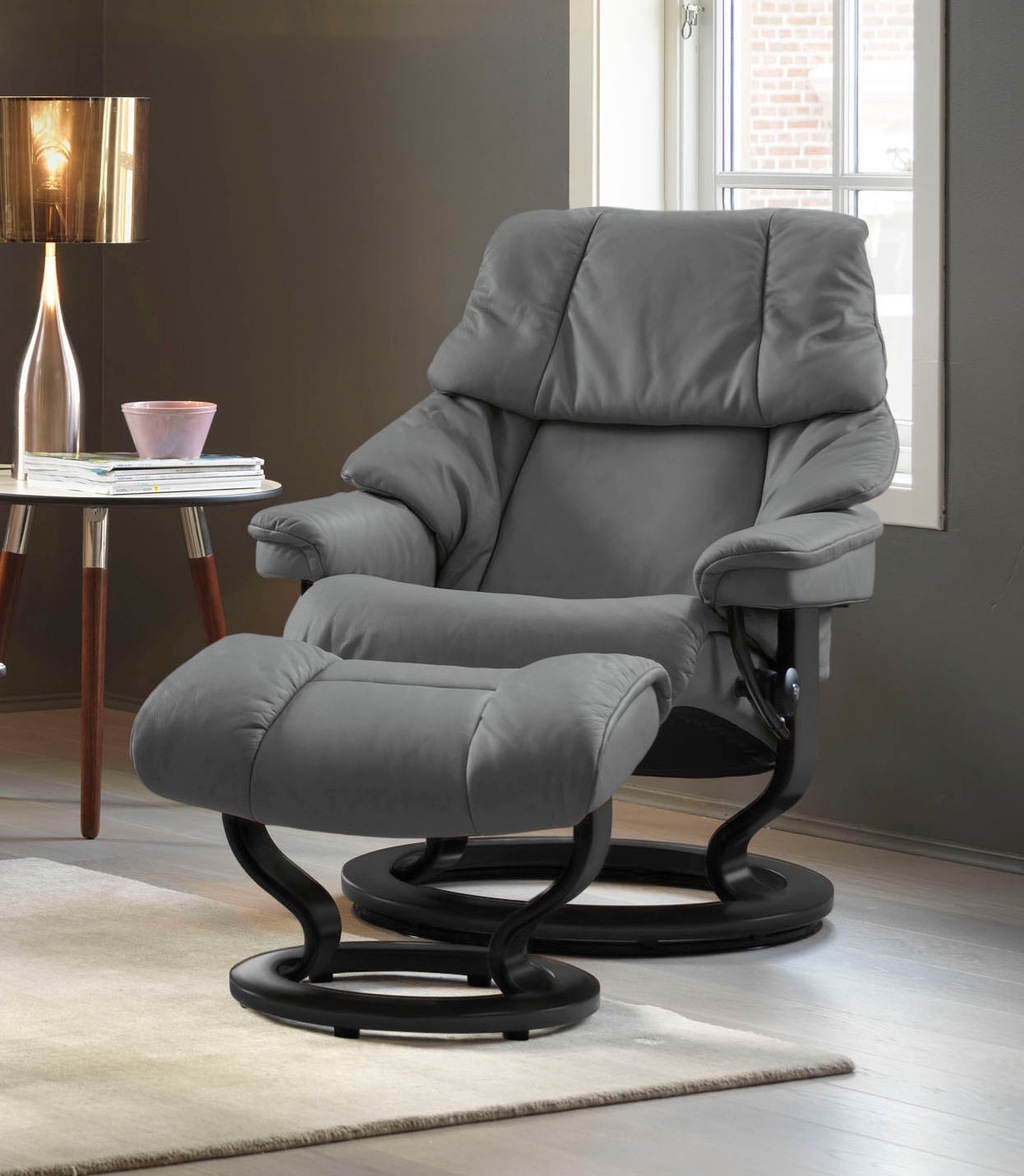 Bild von Stressless® Relaxsessel »Reno«, mit Classic Base, Größe S, M & L, Gestell Schwarz