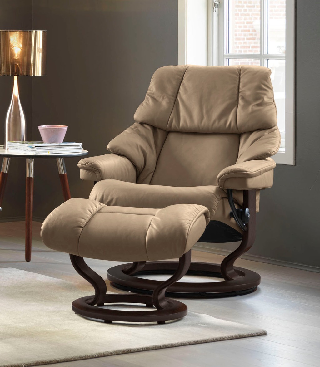 Bild von Stressless® Fußhocker »Reno«, mit Classic Base, Gestell Braun