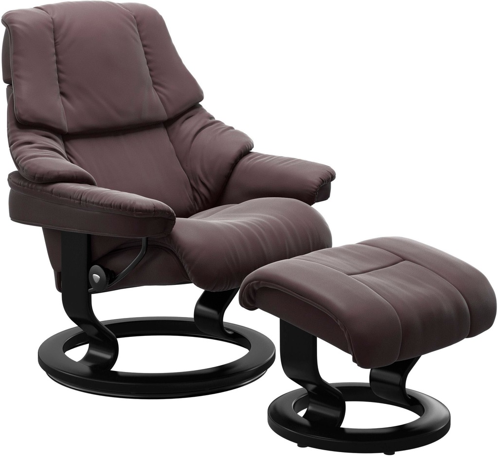 Bild von Stressless® Relaxsessel »Reno«, mit Classic Base, Größe S, M & L, Gestell Schwarz