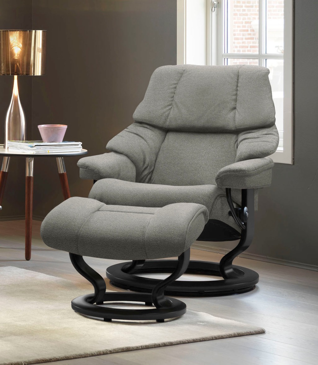 Bild von Stressless® Relaxsessel »Reno«, mit Classic Base, Größe S, M & L, Gestell Schwarz