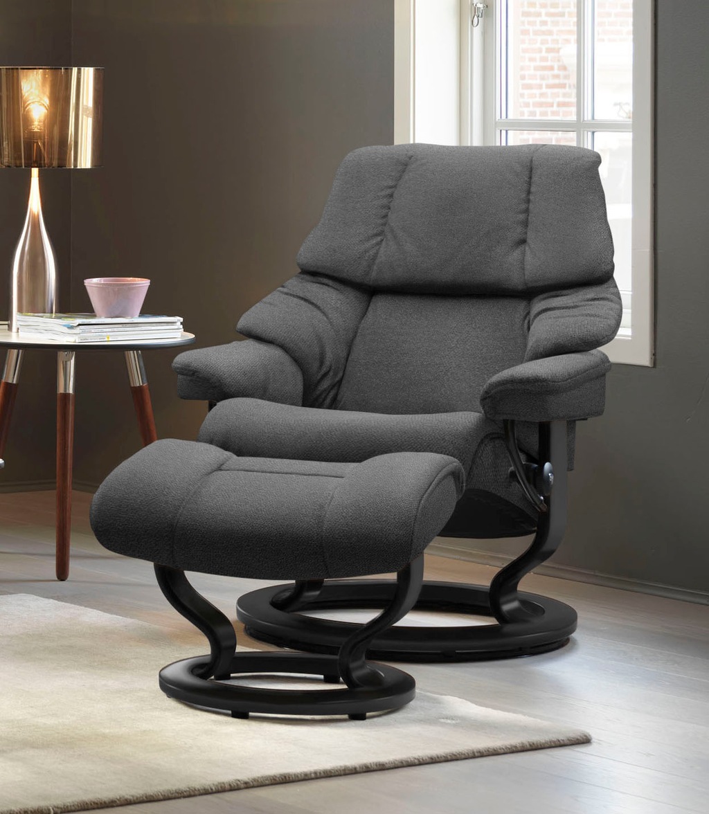 Bild von Stressless® Relaxsessel »Reno«, mit Classic Base, Größe S, M & L, Gestell Schwarz