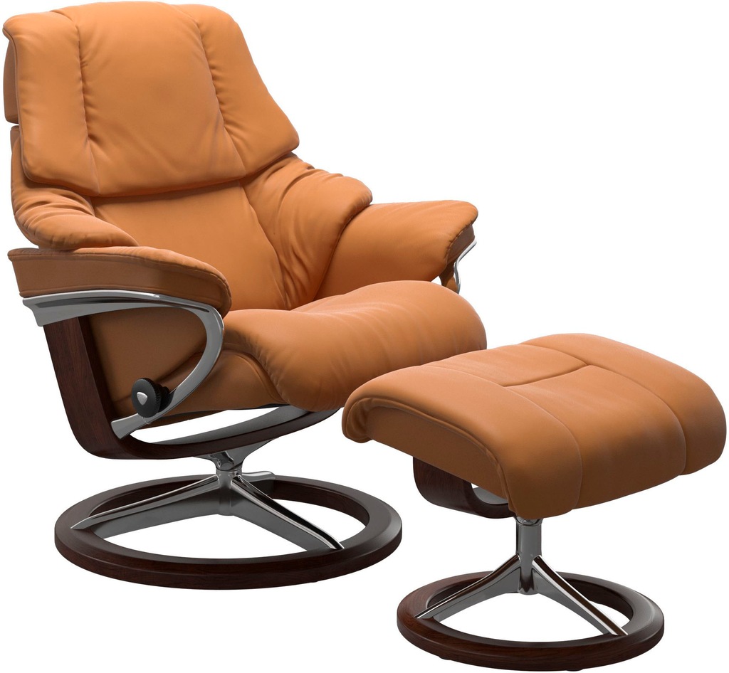 Bild von Stressless® Relaxsessel »Reno«, mit Signature Base, Größe S, M & L, Gestell Braun