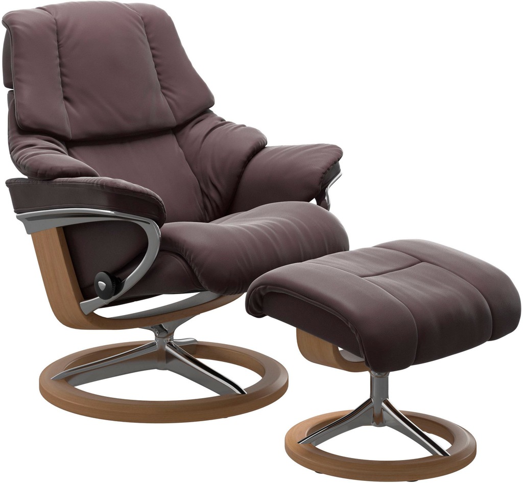 Bild von Stressless® Relaxsessel »Reno«, mit Signature Base, Größe S, M & L, Gestell Eiche