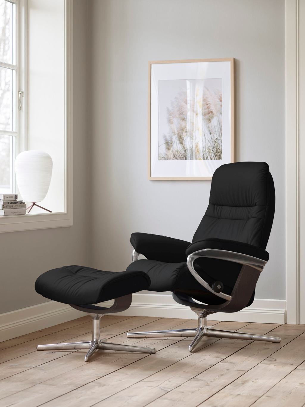 Bild von Stressless® Relaxsessel »Sunrise«, mit Cross Base, Größe S, M & L, Holzakzent Wenge
