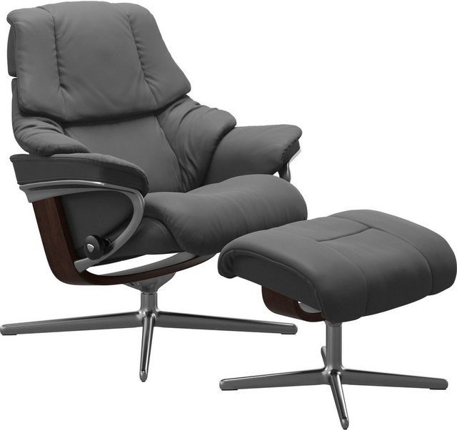 Bild von Stressless® Relaxsessel »Reno«, mit Cross Base, Größe S, M & L, Holzakzent Braun