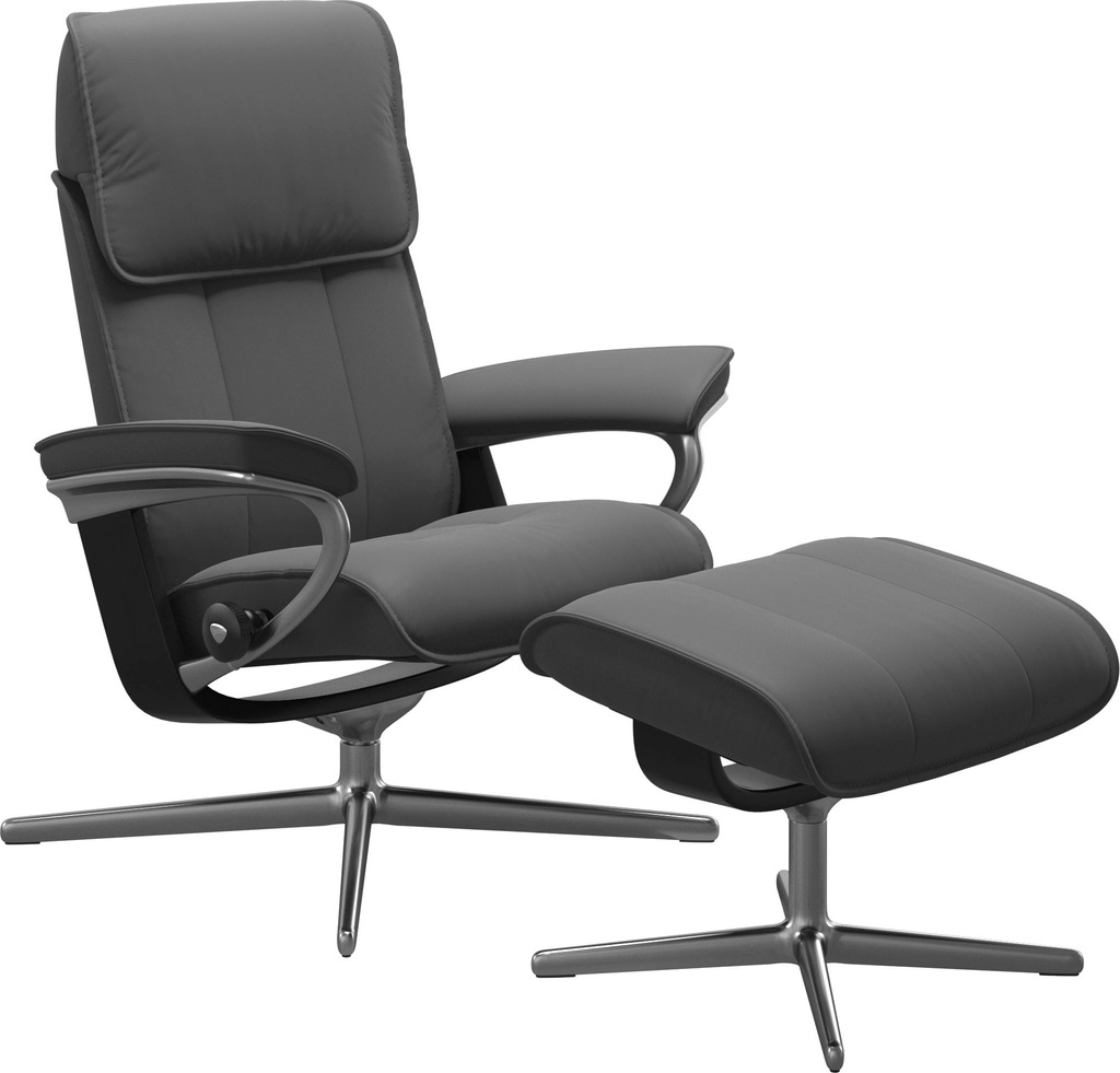 Bild von Stressless® Relaxsessel »Admiral«, mit Cross Base, Größe M & L, Holzakzent Schwarz