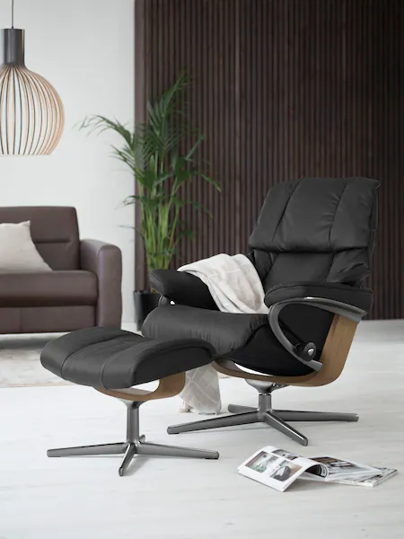 Bild von Stressless® Relaxsessel »Reno«, mit Cross Base, Größe S, M & L, Holzakzent Eiche