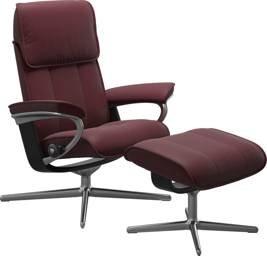 Bild von Stressless® Relaxsessel »Admiral«, mit Cross Base, Größe M & L, Holzakzent Schwarz