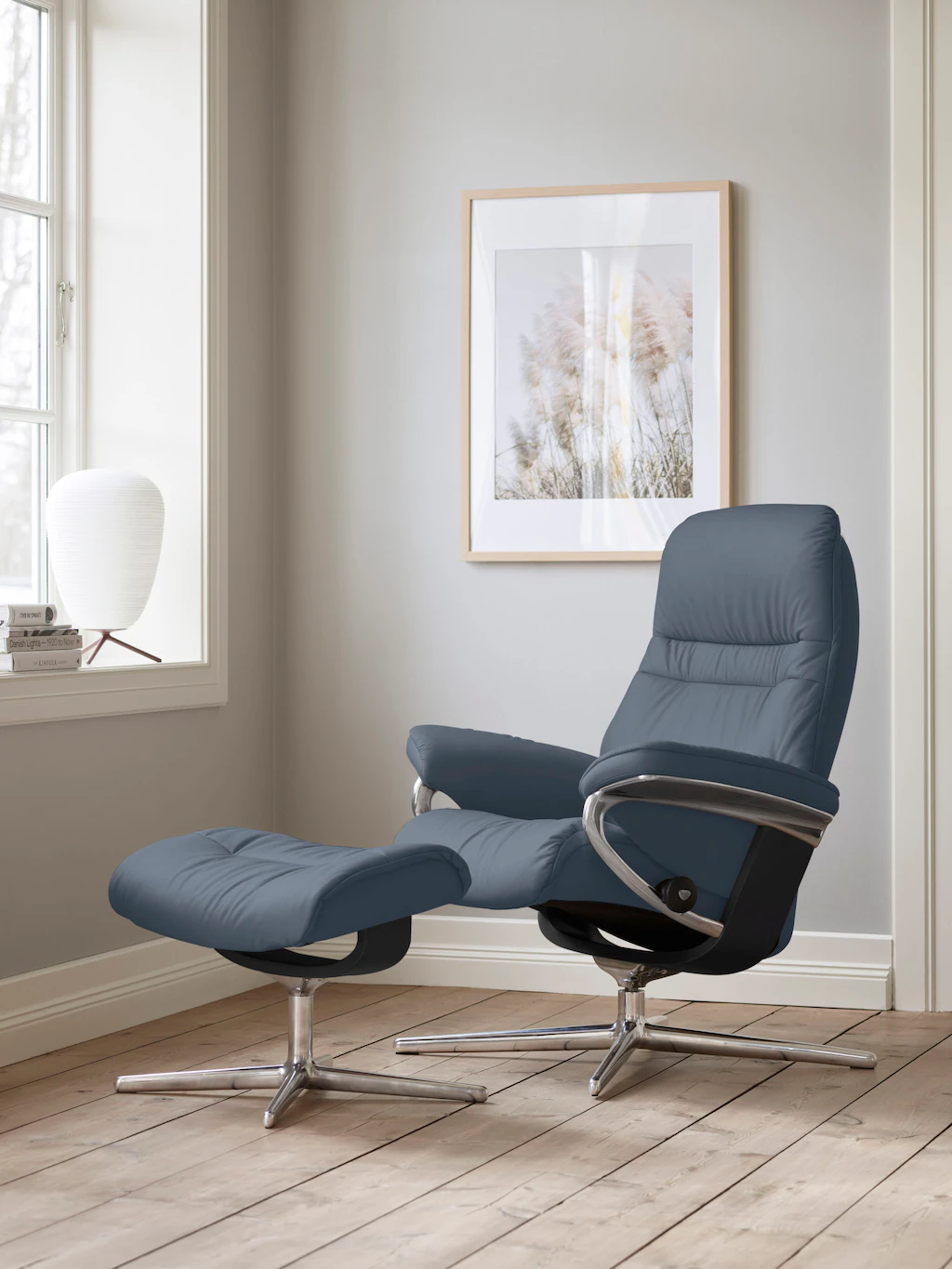 Bild von Stressless® Relaxsessel »Sunrise«, mit Cross Base, Größe S, M & L, Holzakzent Schwarz