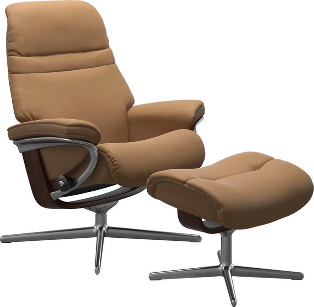 Bild von Stressless® Relaxsessel »Sunrise«, mit Cross Base, Größe S, M & L, Holzakzent Braun