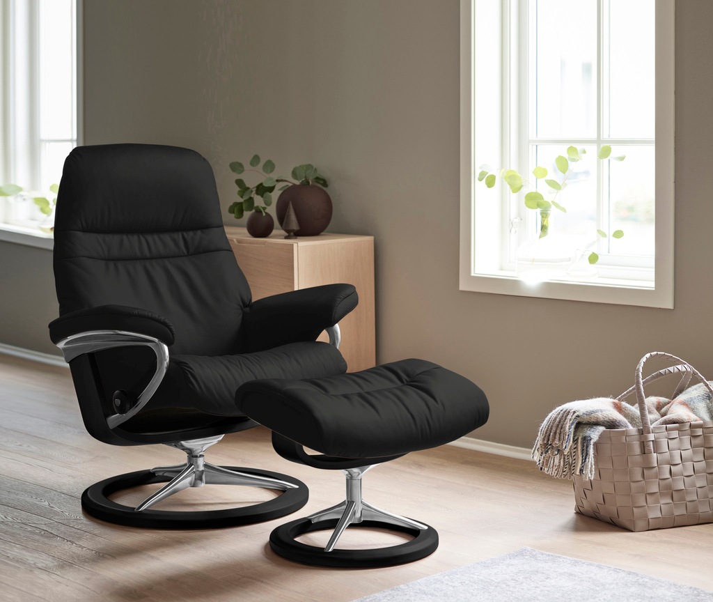 Bild von Stressless® Fußhocker »Sunrise«, mit Signature Base, Gestell Schwarz