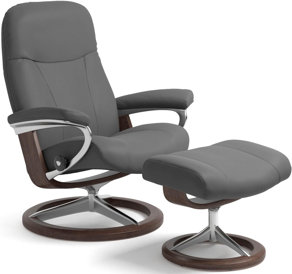 Bild von Stressless® Relaxsessel »Garda«, (Set), mit Signature Base, Größe L, Gestell Wenge