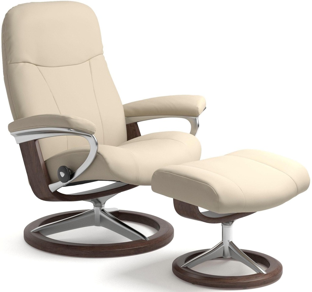 Bild von Stressless® Relaxsessel »Garda«, (Set), mit Signature Base, Größe L, Gestell Wenge