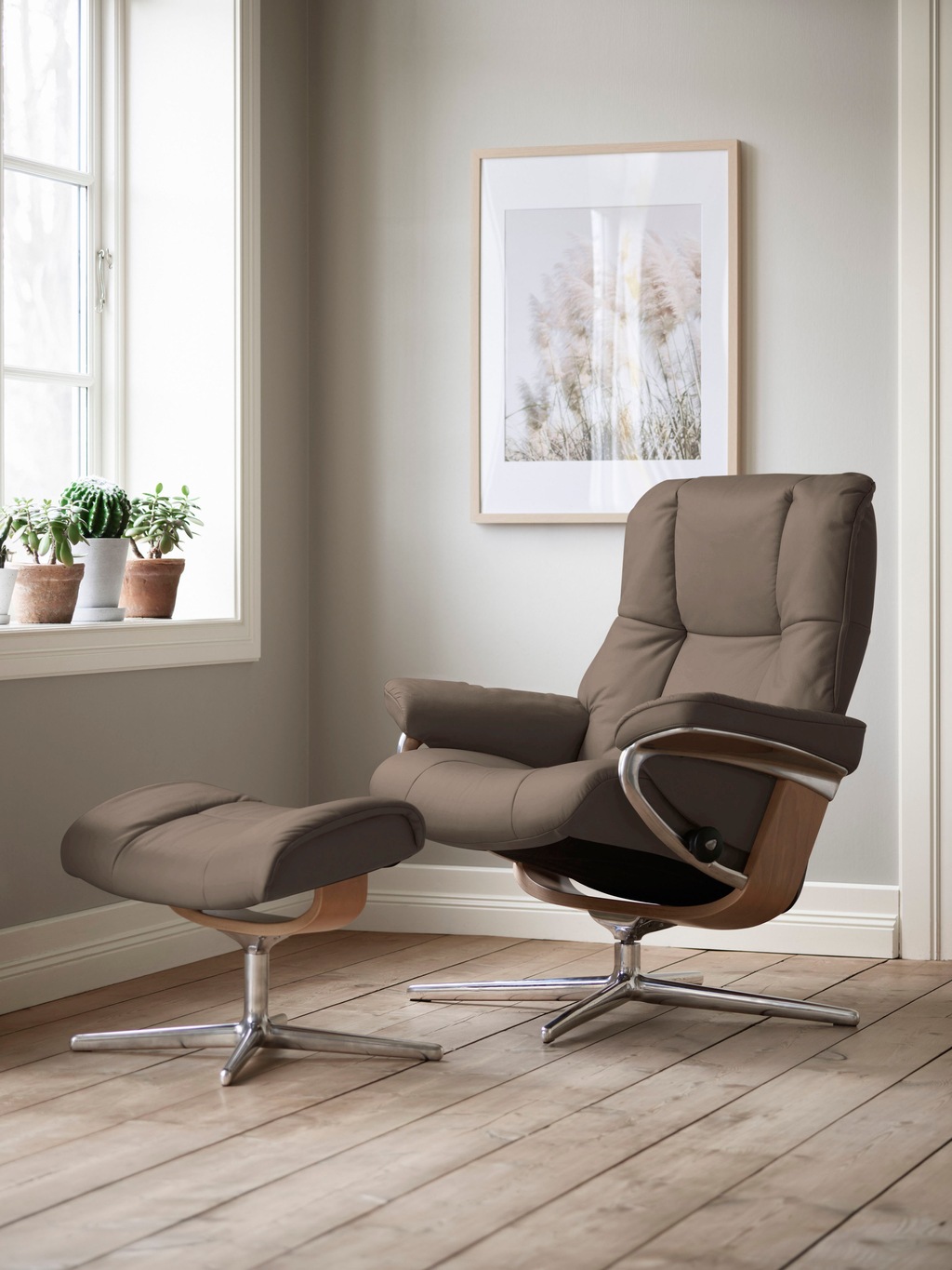 Bild von Stressless® Relaxsessel »Mayfair«, mit Cross Base, Größe S, M & L, Holzakzent Eiche