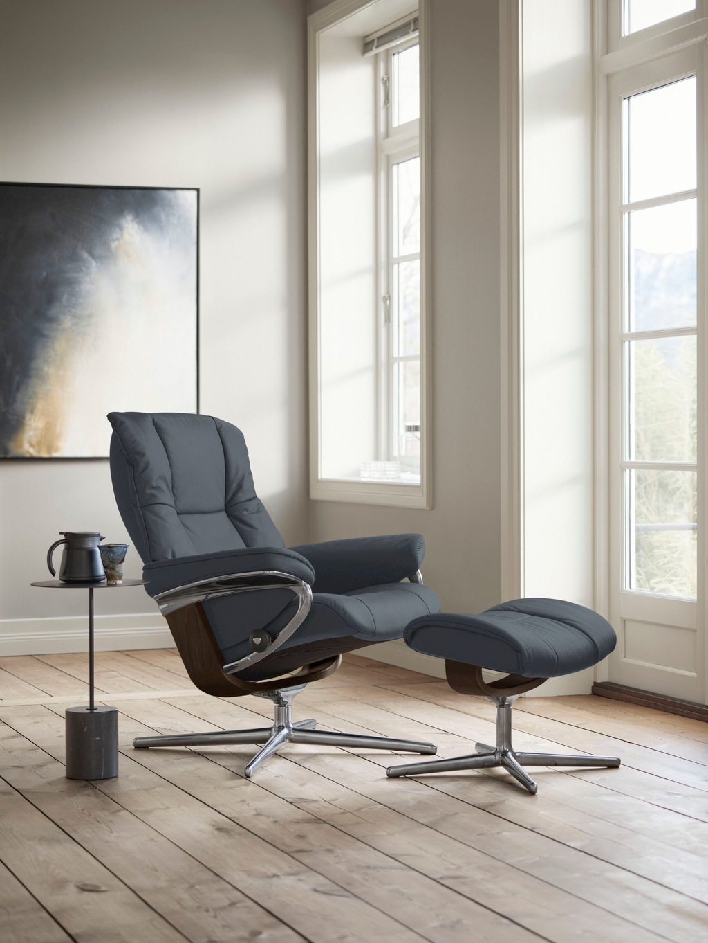 Bild von Stressless® Relaxsessel »Mayfair«, mit Cross Base, Größe S, M & L, Holzakzent Braun