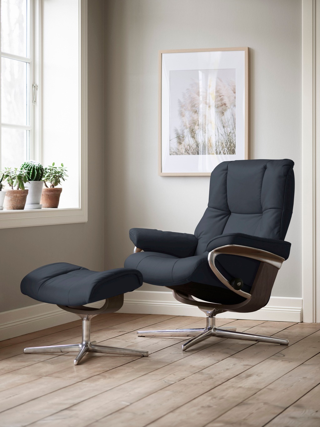 Bild von Stressless® Relaxsessel »Mayfair«, mit Cross Base, Größe S, M & L, Holzakzent Wenge