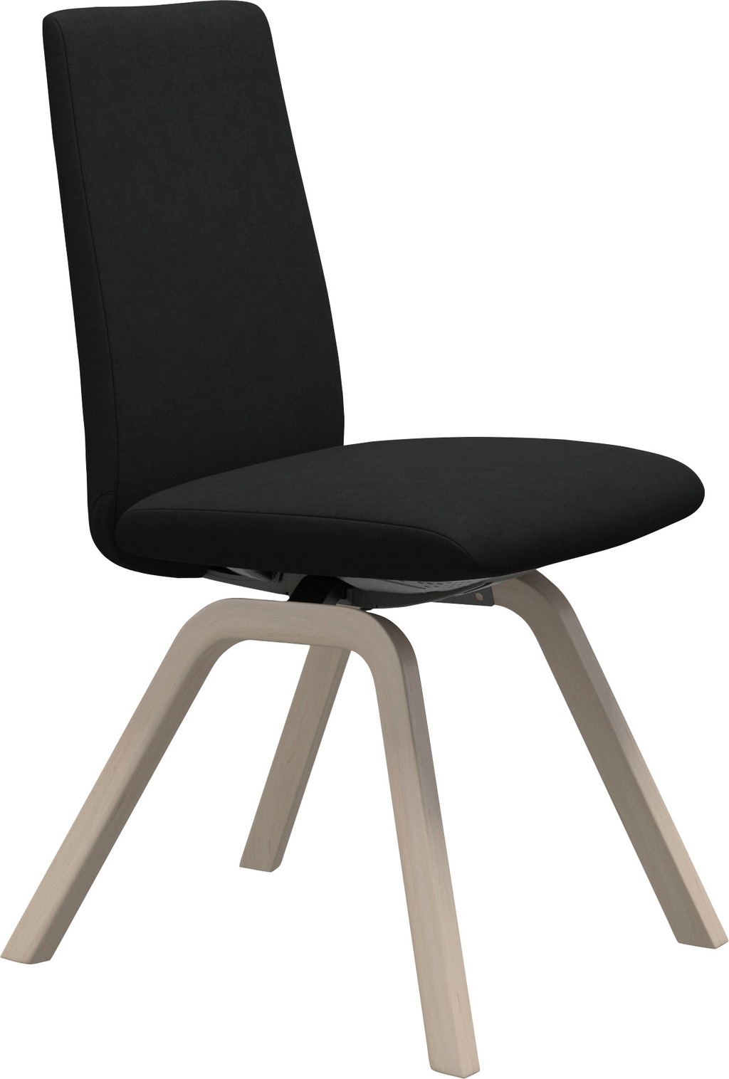 Bild von Stressless® Polsterstuhl »Laurel«, Microfaser DINAMICA, Low Back, Größe M, mit schräggestellten Beinen in Eiche gekalkt
