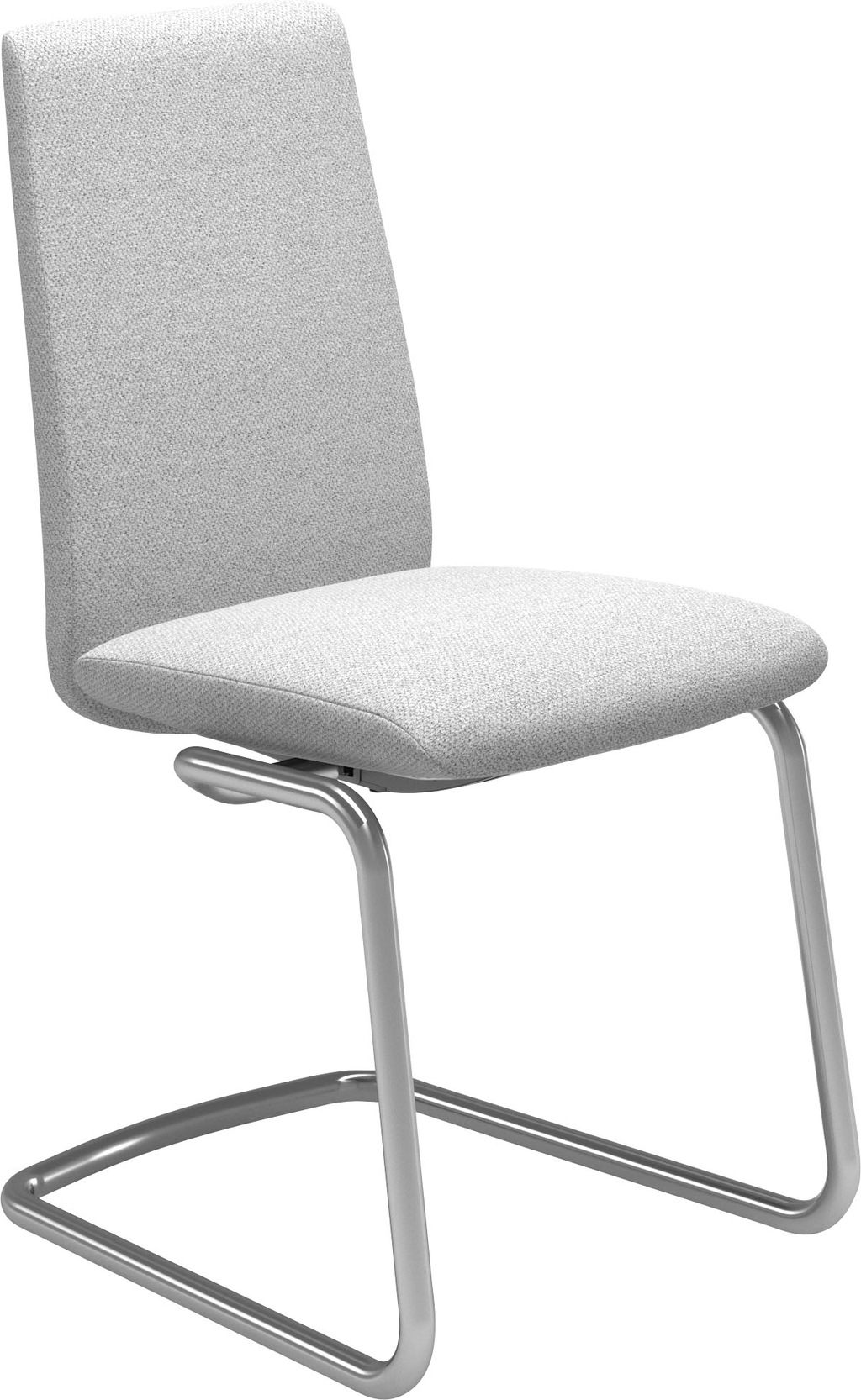 Bild von Stressless® Polsterstuhl »Laurel«, ROHLEDER Stoff Q2 FARON, Low Back, Größe M, mit Beinen aus Stahl in Chrom glänzend