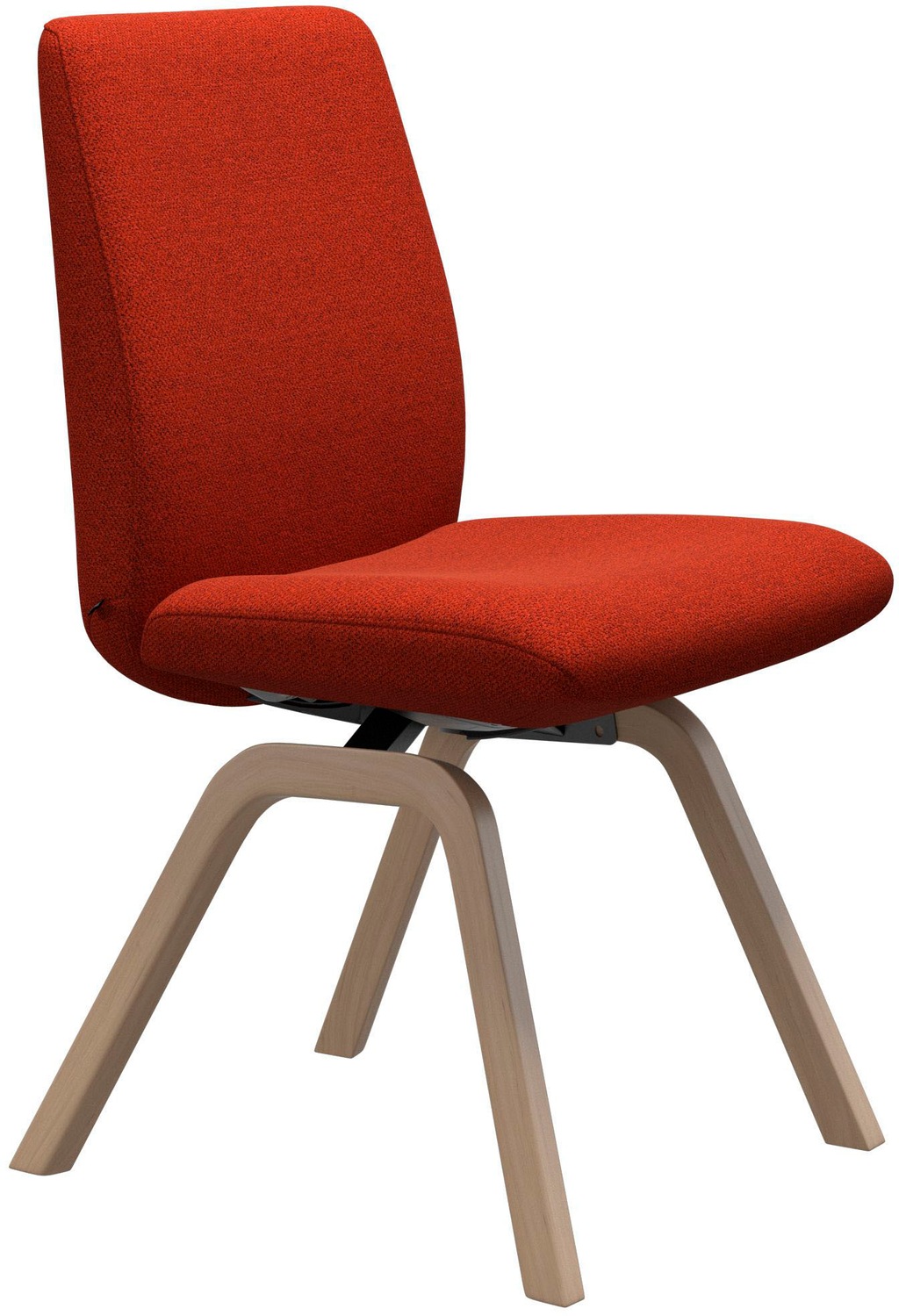 Bild von Stressless® Polsterstuhl »Laurel«, ROHLEDER Stoff Q2 FARON, Low Back, Größe L, mit schräggestellten Beinen in Eiche natur