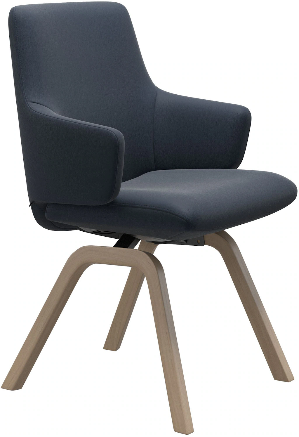 Bild von Stressless® Polsterstuhl »Laurel«, Leder PALOMA, Low Back mit Armlehne, Größe L, mit schräggestellten Beinen in Walnuss