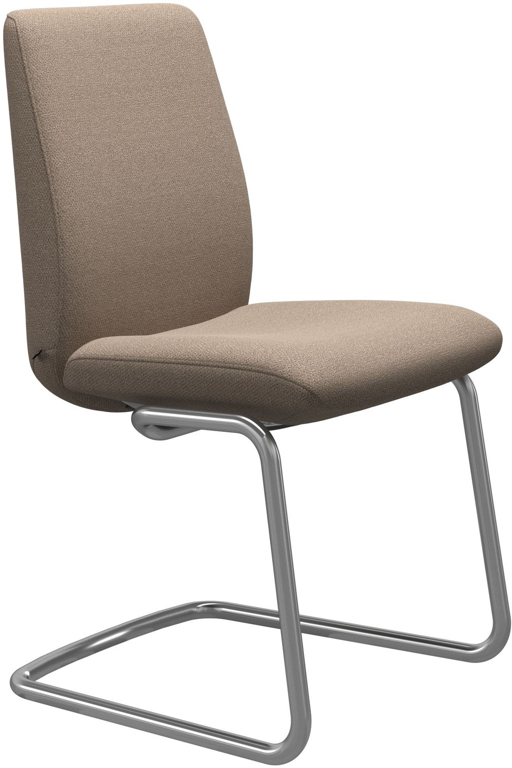 Bild von Stressless® Polsterstuhl »Laurel«, ROHLEDER Stoff Q2 FARON, Low Back, Größe L, mit Beinen aus Stahl in Schwarz matt