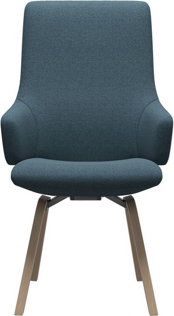 Bild von Stressless® Polsterstuhl »Laurel«, ROHLEDER Stoff Q2 FARON, High Back mit Armlehne, Größe L, schräggestellte Beine in Walnuss