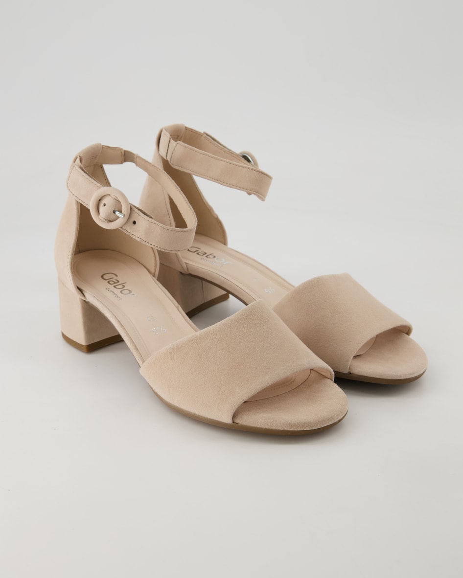 Bild von Gabor Comfort Schuhe - Sandale Veloursleder (Beige, Gr. 40½)
