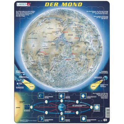 Bild von Larsen SS5 Der Mond, Deutsch Ausgabe, Rahmenpuzzle mit 70 Teilen