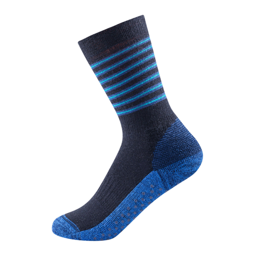 Bild von Devold Multi Merino No-slip Sock Kid Blau – Nachhaltige Komfortsocken für Kinder