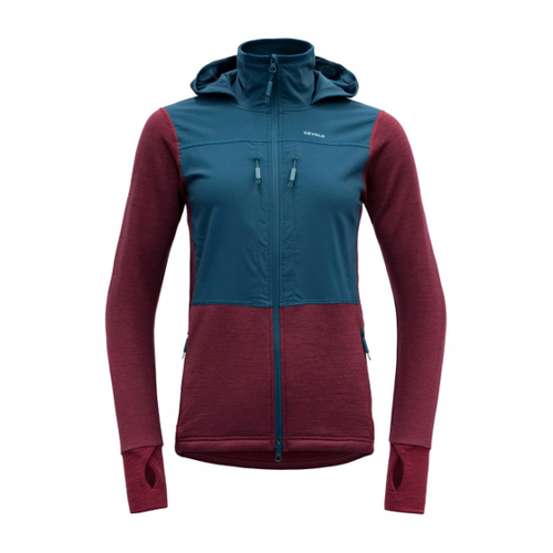 Bild von Devold Women's Herøy Hybrid Merino Jacket - Merinojacke Gr XS rot