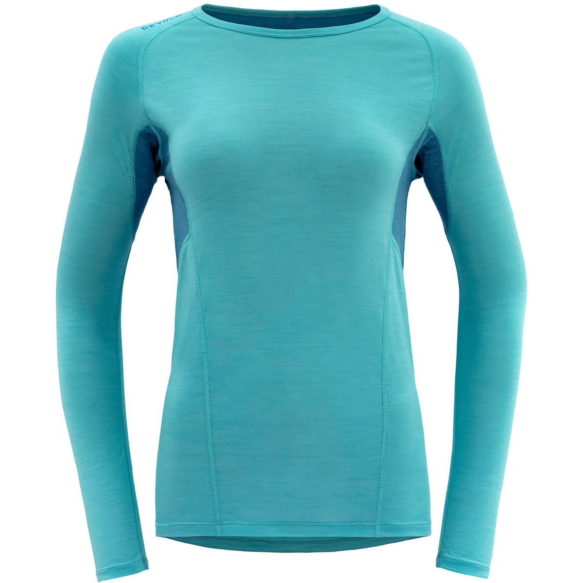 Bild von Devold of Norway Running Merino 130 Shirt Damen Laufshirt (Türkis S) Laufshirts