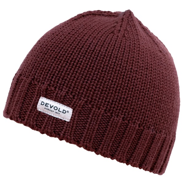 Bild von Devold - Tue Merino Beanie - Mütze Gr 58 cm rot