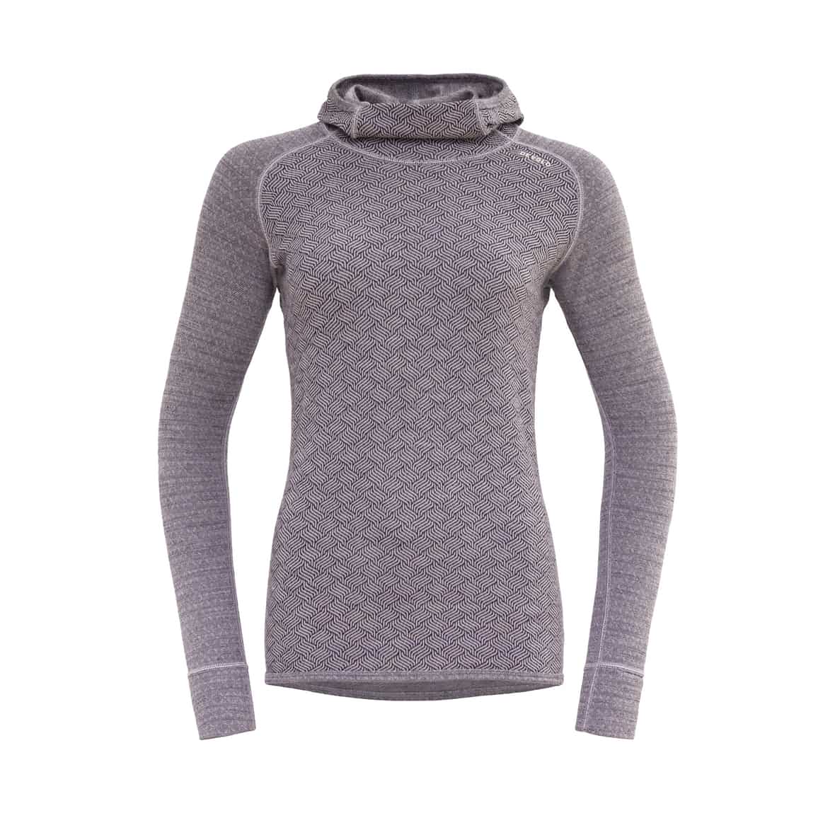 Bild von Devold of Norway Kvitegga Merino 230 Hoodie Reversible W Damen (Flieder XL) Wanderbekleidung